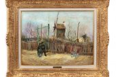 Van Gogh’un ‘Scène de rue à Montmartre’si ilk kez açık artırmada: