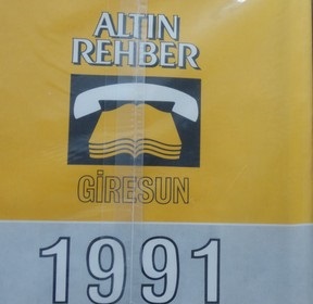GİRESUN ALTIN REHBER 1991