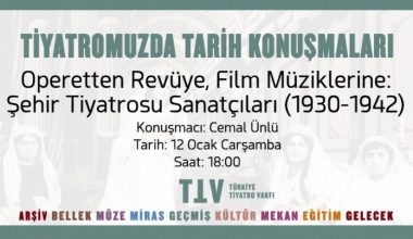 Türkiye Tiyatro Vakfı Yeni Dönem Etkinliklerine Başlıyor