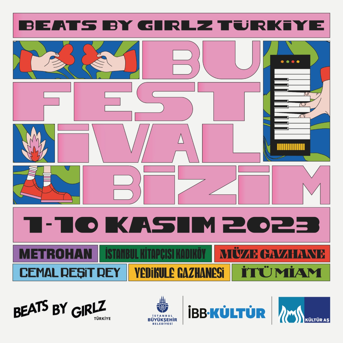 Beats By Girlz Türkiye artık bir şehir festivali