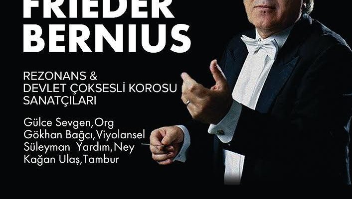 Maestro Bernius ilk defa Türkiye’de konser verecek