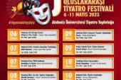 Akdeniz Üniversitesi 15. Uluslararası Tiyatro Festivali başladı